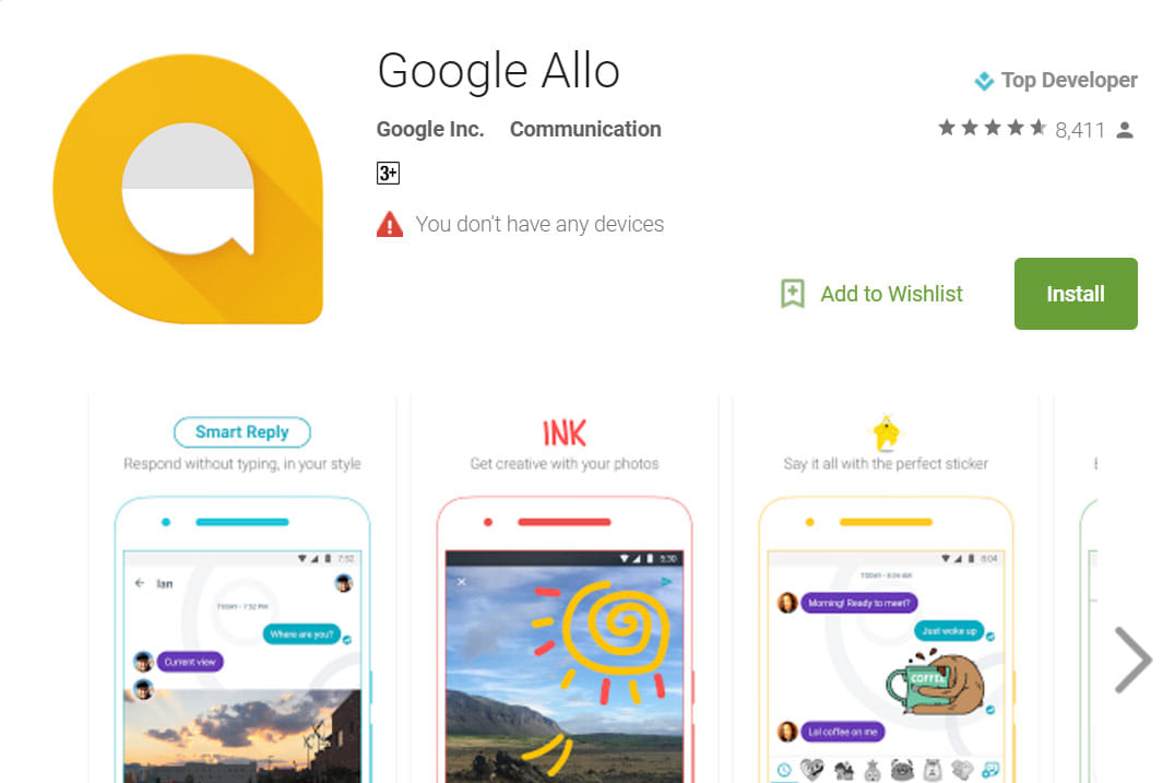 Google launches Allo against whatsapp of Facebook