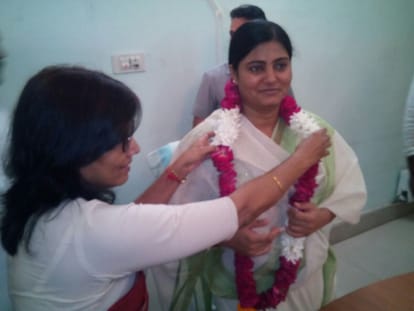 Varanasi Anupriya claimants and the activists Ruckus