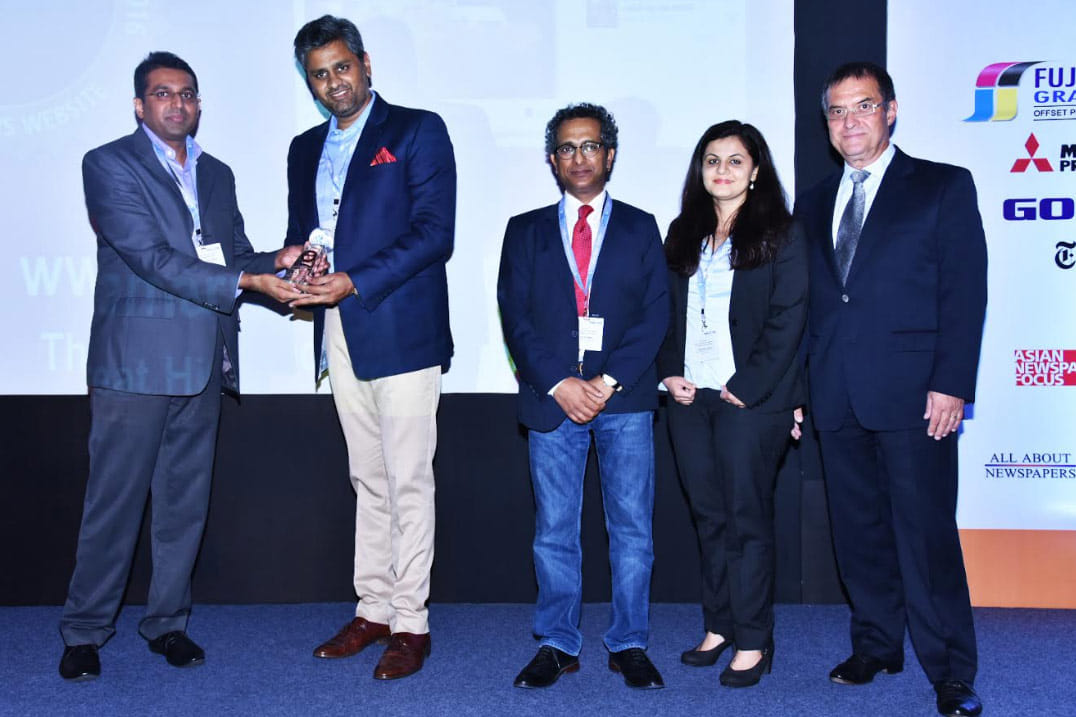 hindi website amar ujala shines across south Asia, wins wan ifra digital media award 2016