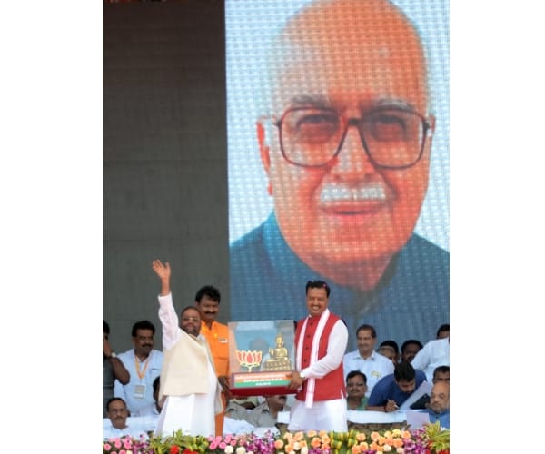  BJP rally in lucknow.