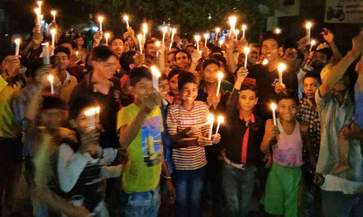 Expressed indignation againt center 