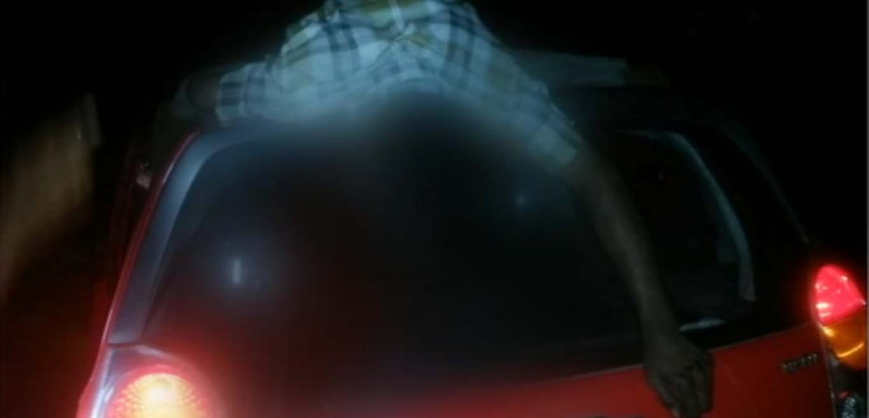  speedy car hits a labour man  in telangana