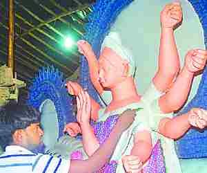 Durga Puja Mahotsav preparations started.