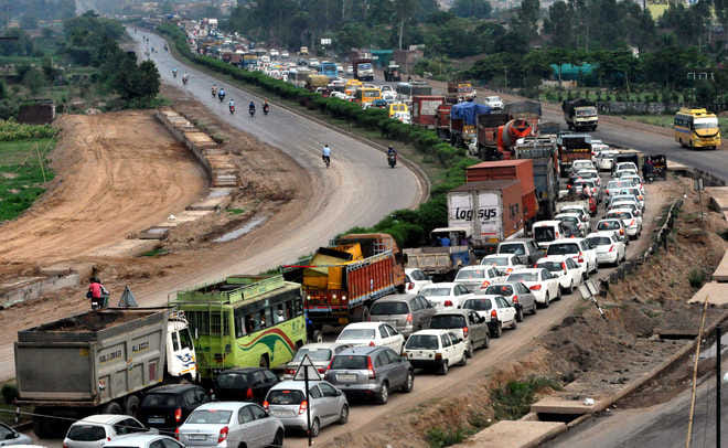 ghaggar bridge will close three days, route diverted for people