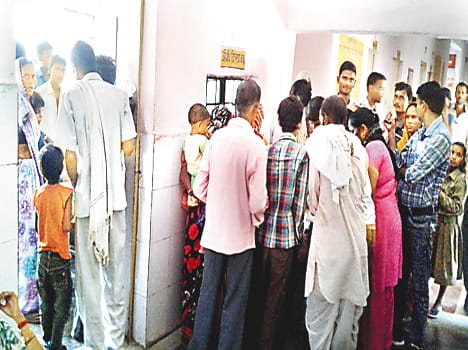The patient returned to health centers due to strike