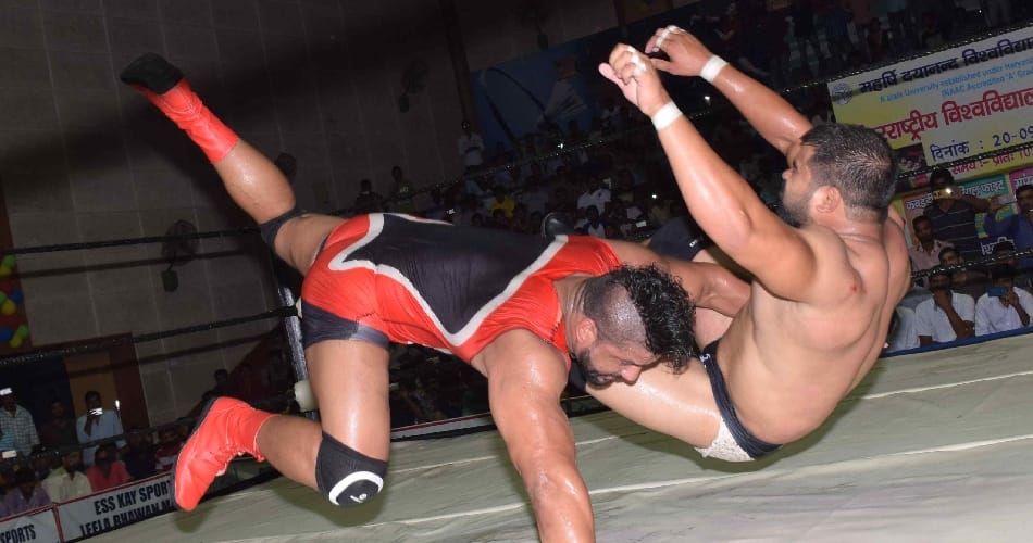 indian extreme wrestling like wwe in mdu rohtak on international sports day