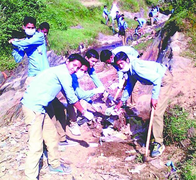 Lohowti river run in the special sanitation