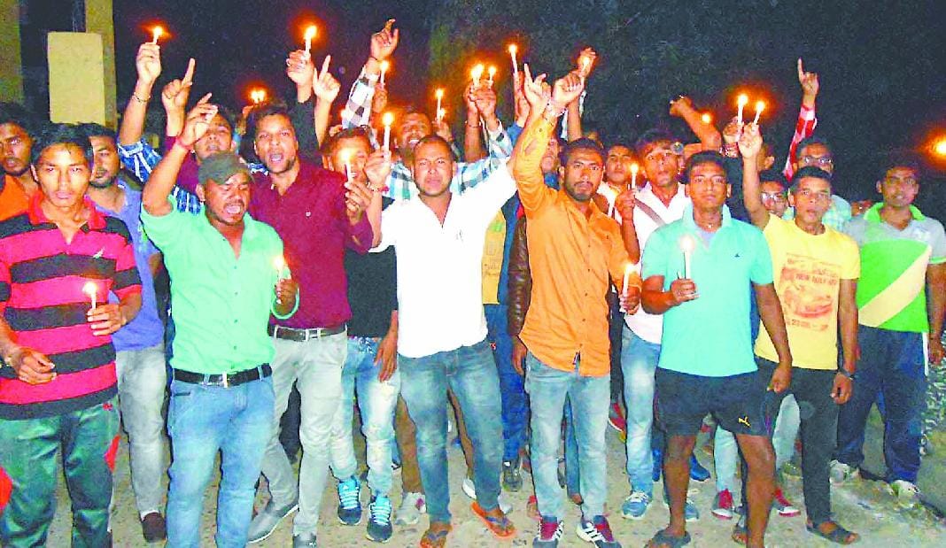 March out candle tribute to martyrs