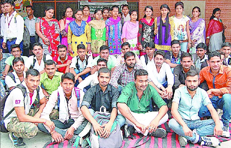 Admission for students on college commotion
