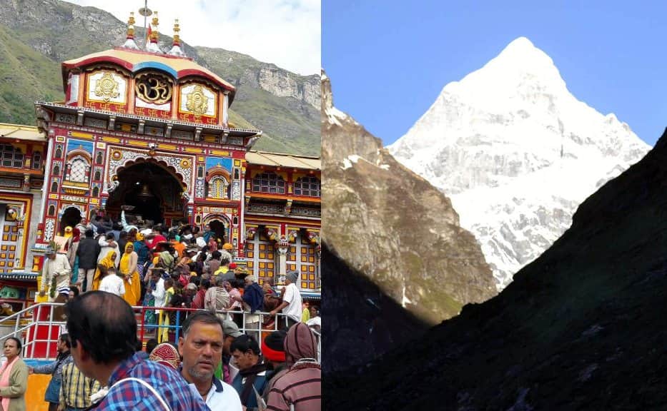 shiva on neelkanth parvat in badrinath.
