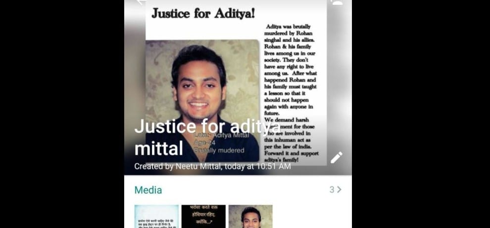 Police seized mobile phones in Aditya killing
