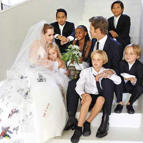 brad pitt and angelina jolie file divorce