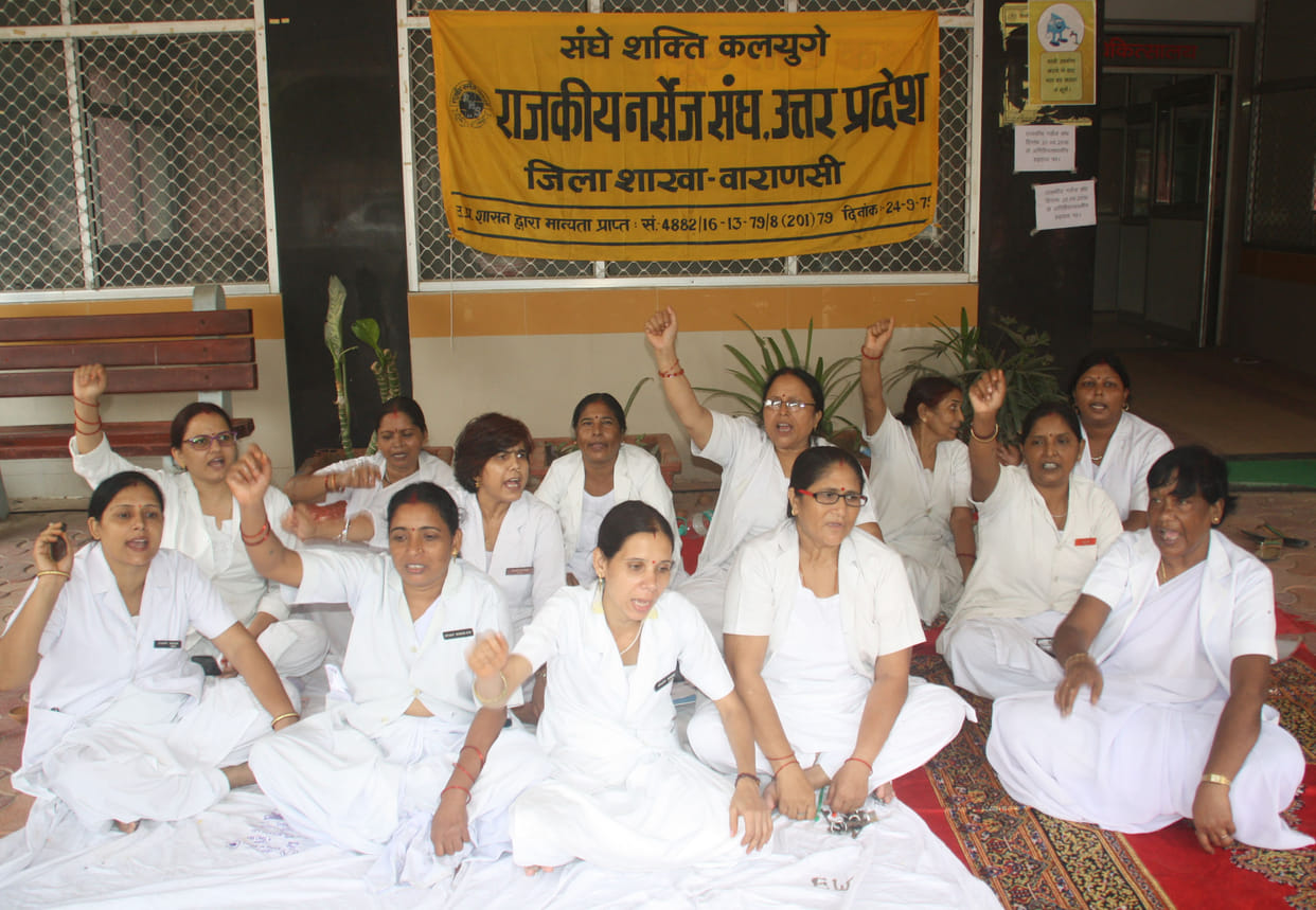 Paramedical staff on strike, patient death