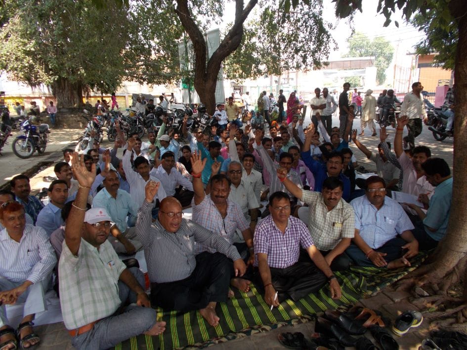 The strike in the district hospital patient Hlakan
