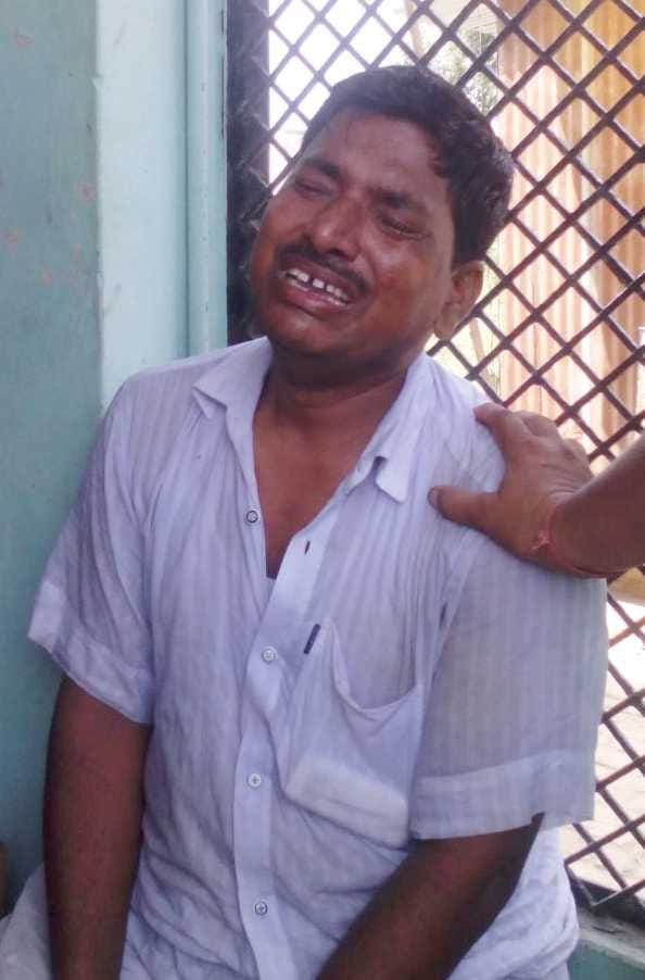 The couple's son Immolating