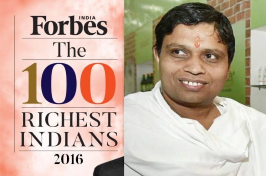 acharya balkrishna comment on forbes richest indian list.