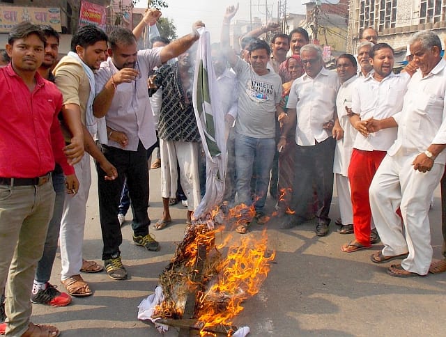 agitation against pakistan