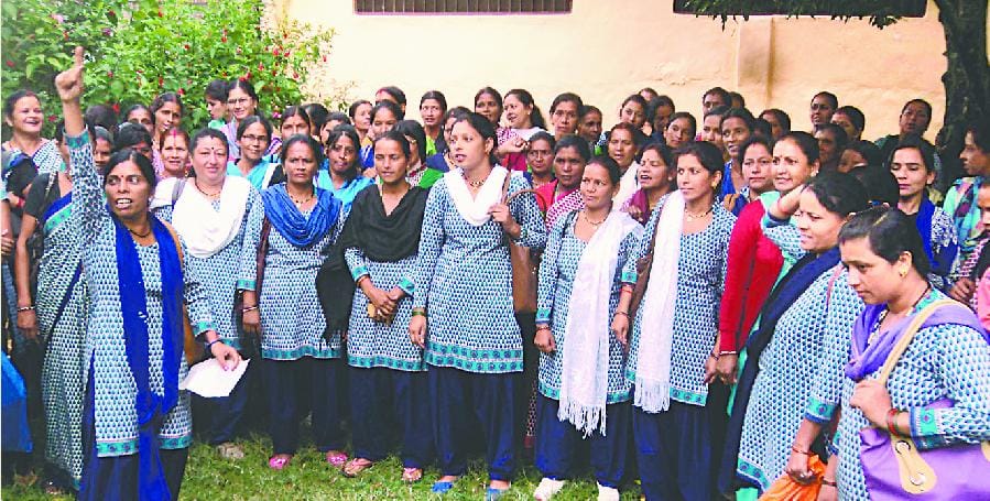 Anganwadi Carykrtrian indefinite strike