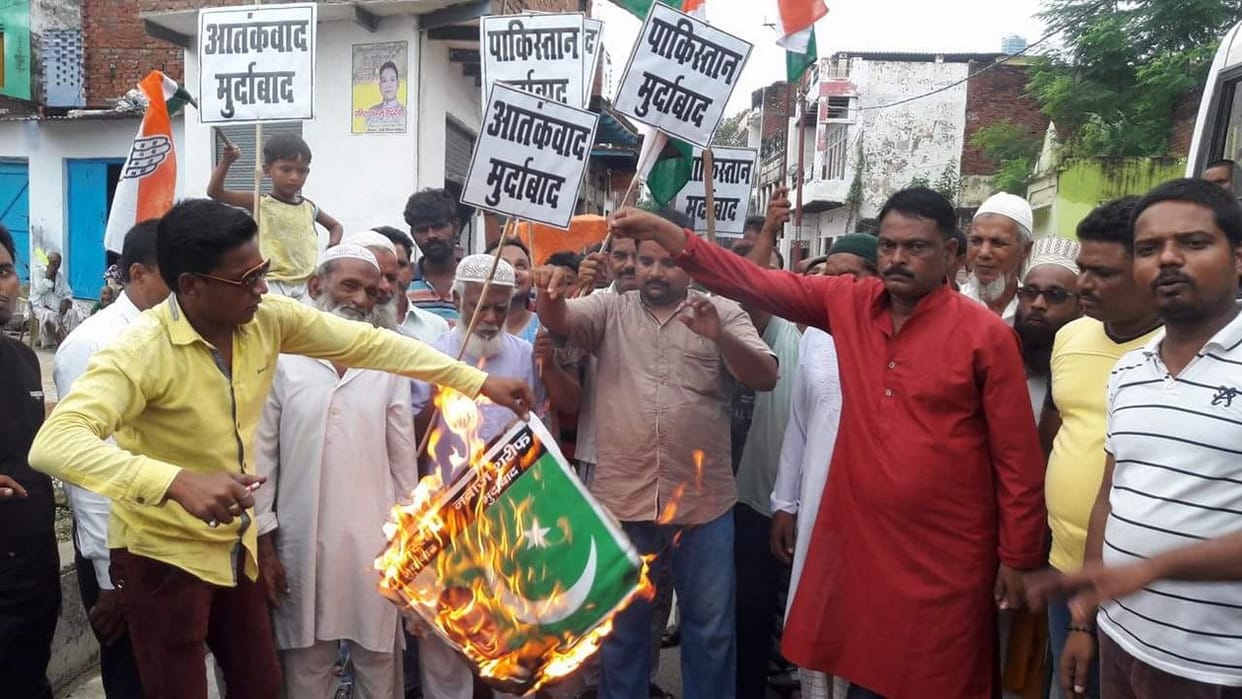 Anger burst against terror