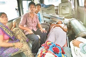 accident in lalganj kotwali area