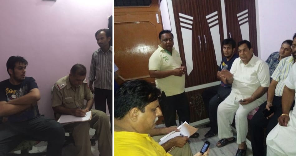 Mansa Devi Road, near Jama Masjid, robbed a businessman