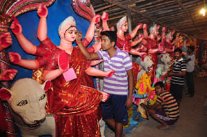 Nine to ten days will not this time Durga