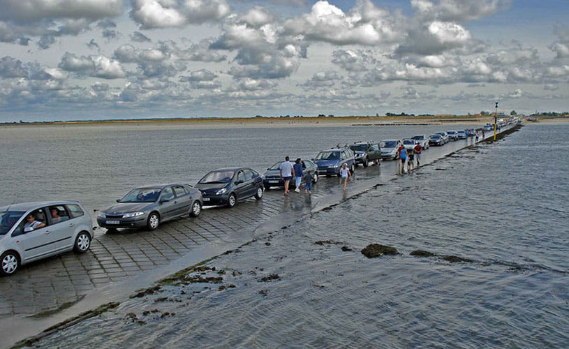 Road In France Disappears Twice A Day