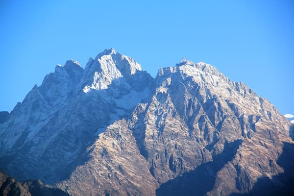 snowfall in pithoragarh high peaks