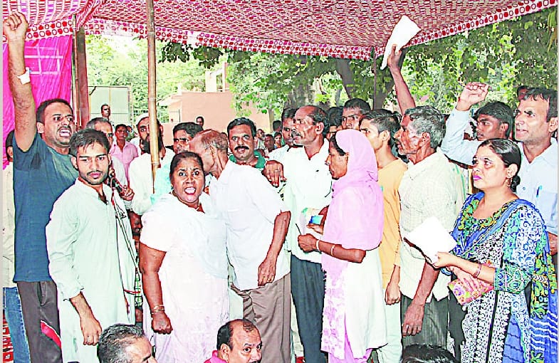 Strike commotion disturbed patients