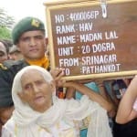 80-yr-old Mother performs rituals of martyr son's cremation