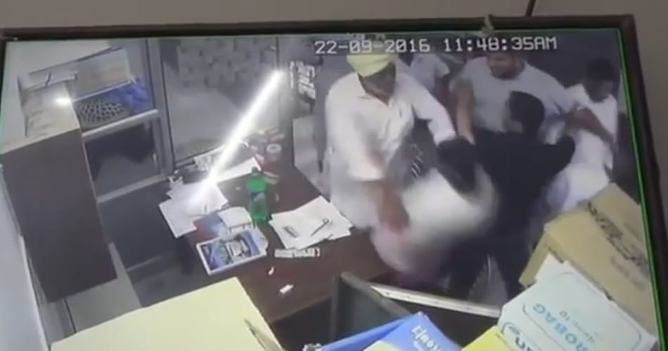 Akali sarpanch paramjeet singh assaults a pregnant nurse in moga