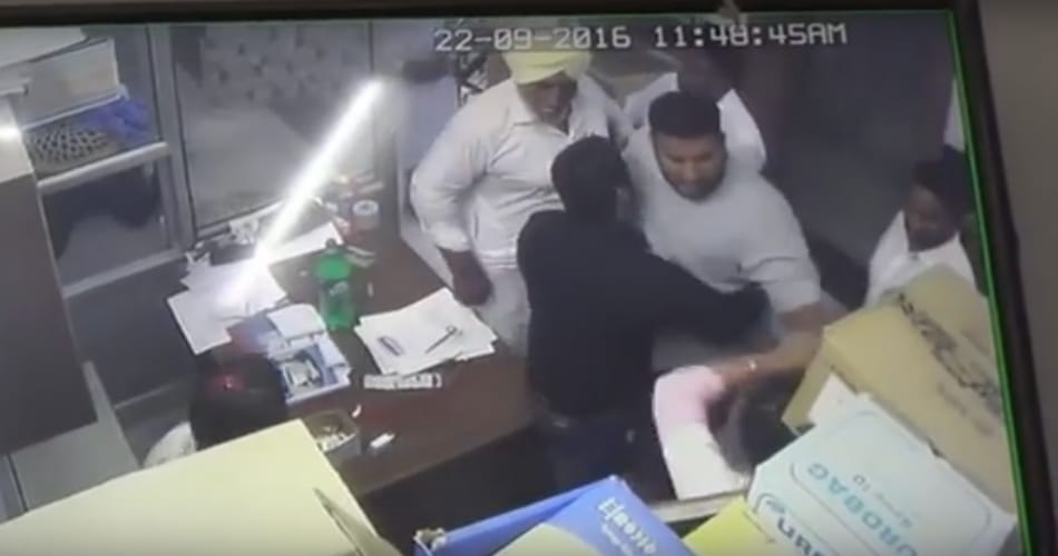 Akali sarpanch paramjeet singh assaults a pregnant nurse in moga