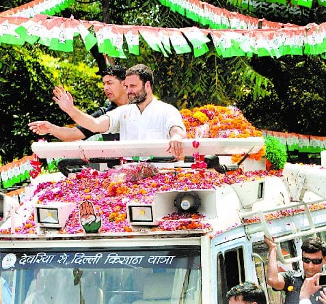 Rahul's road show