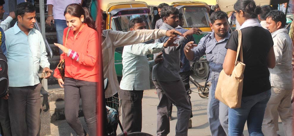 Auto driver make obscene thing with passenger