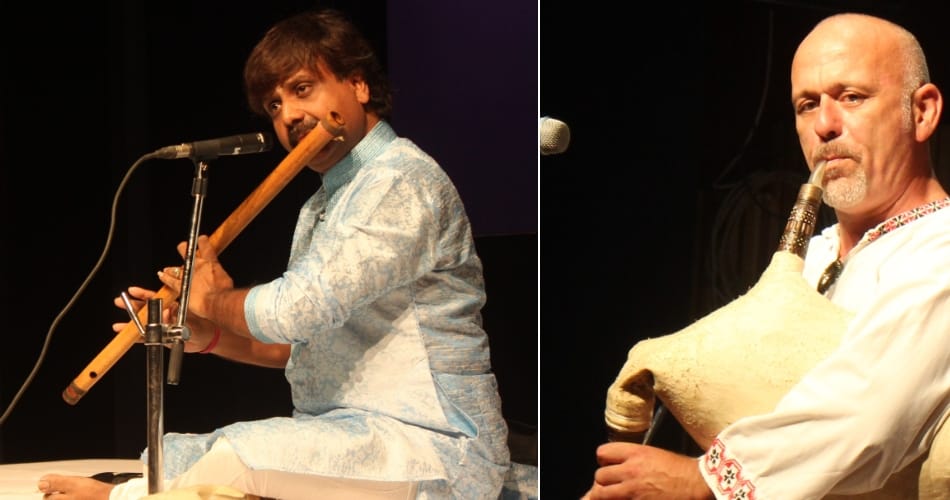 amazing musical evening by flute player in punjab kala bhawan chandigarh