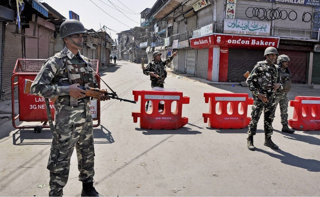 all area in under surveillance in jammu kashmir