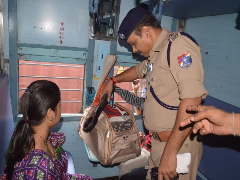 security tighten at mathura junction railway station