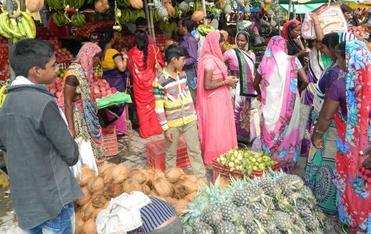 market buzzing in Jivitputrika 