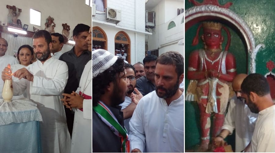 mp rahul gandhi road show in lucknow