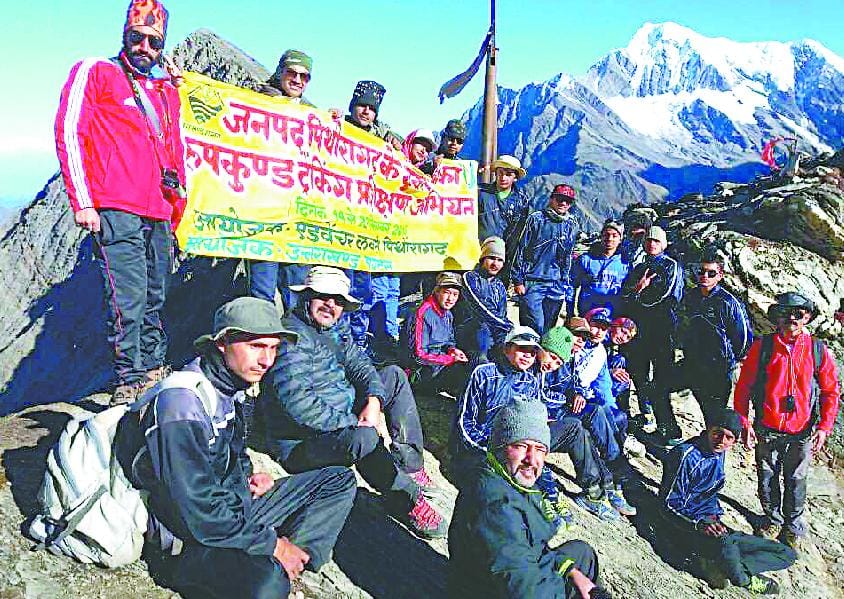 Roop youth group returned from trekking