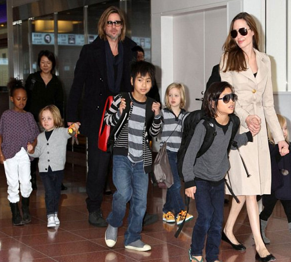 Brad Pitt's mid-air-argument with children led Angelina Jolie filing divorce