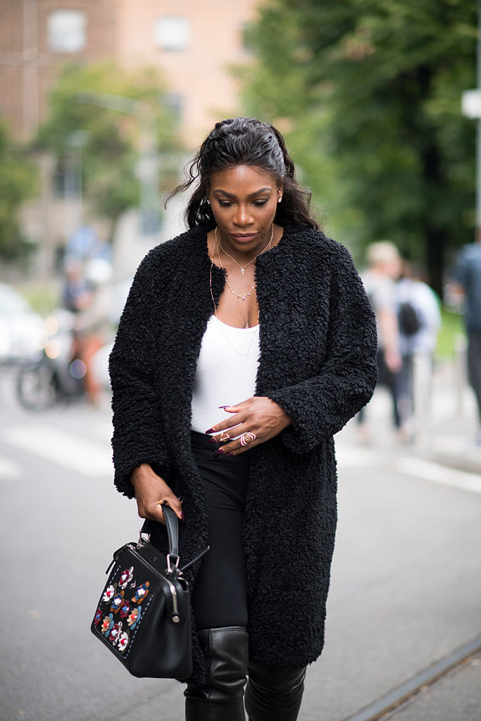 Serena Williams Fashion Style In Milan