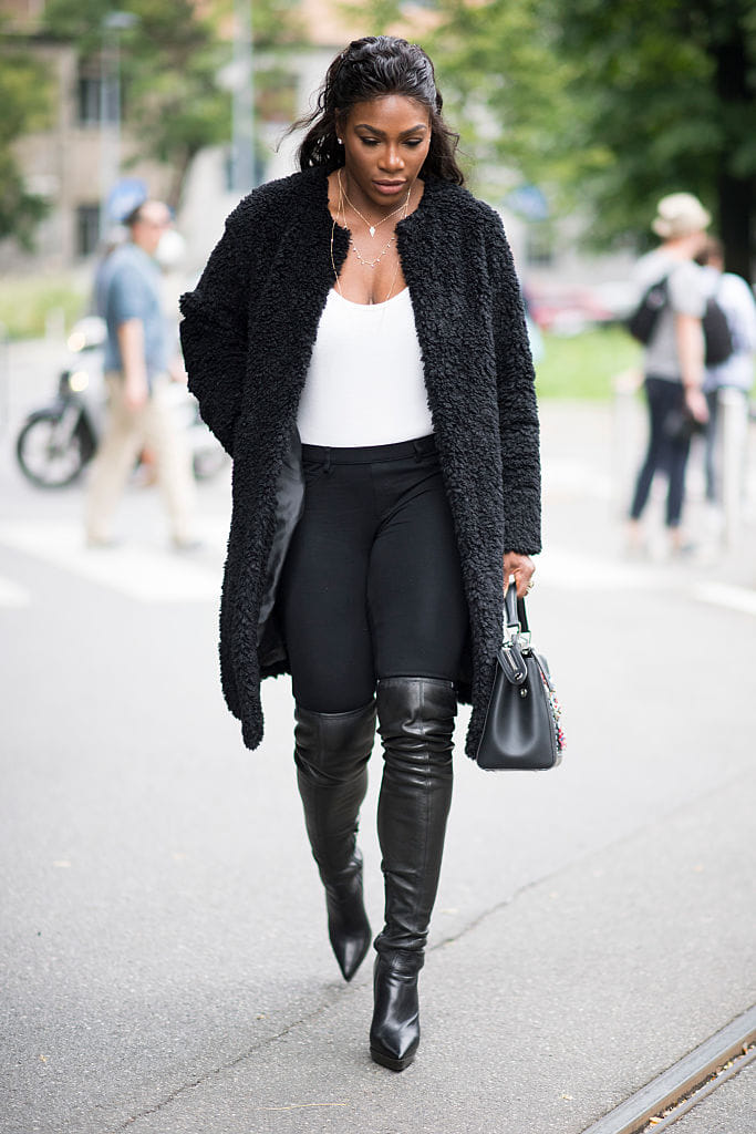 Serena Williams Fashion Style In Milan