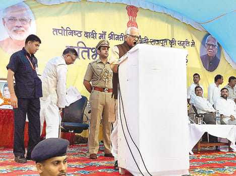 The chief thing-governor will power and water problem