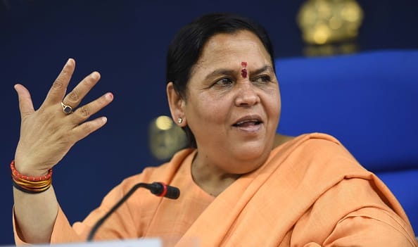 Central minister uma bharti meeting with officials on sindhu river issue