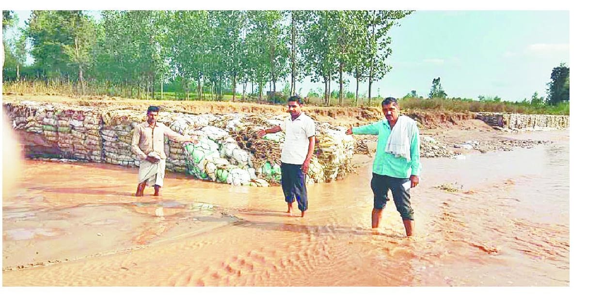 som river, yamunanagar, haryana, flood