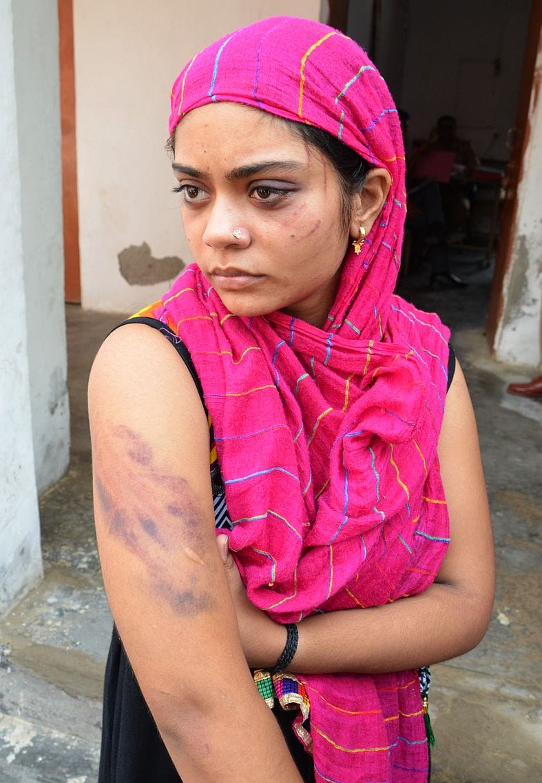 Married, beaten out of the house