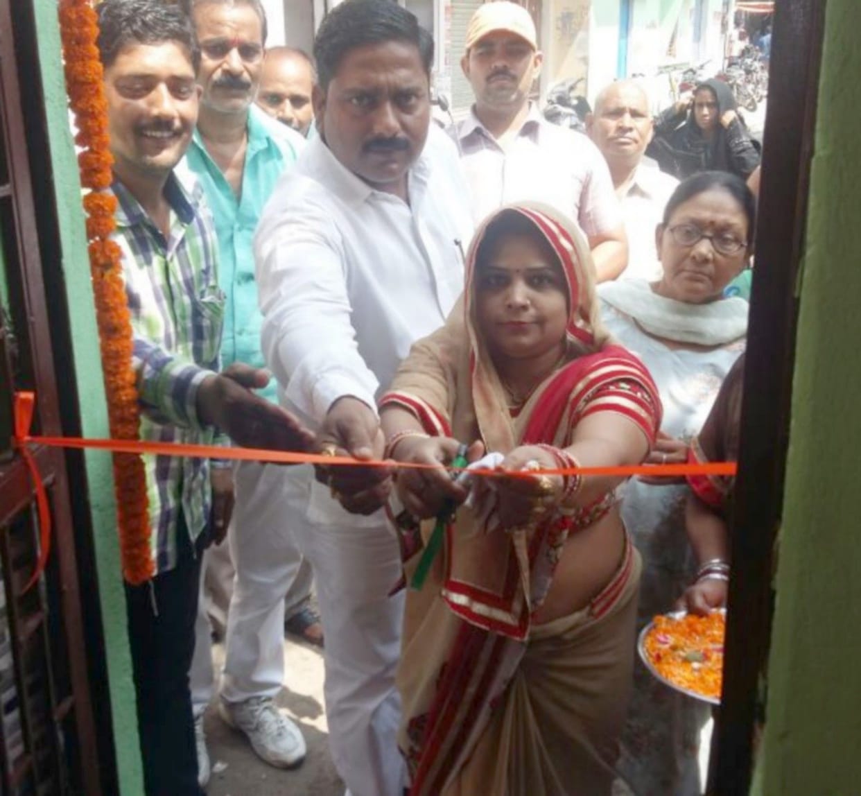 The inauguration of the road
