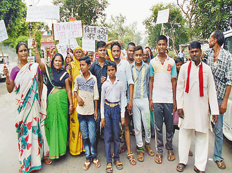 Angry people took to the streets of unannounced cuts