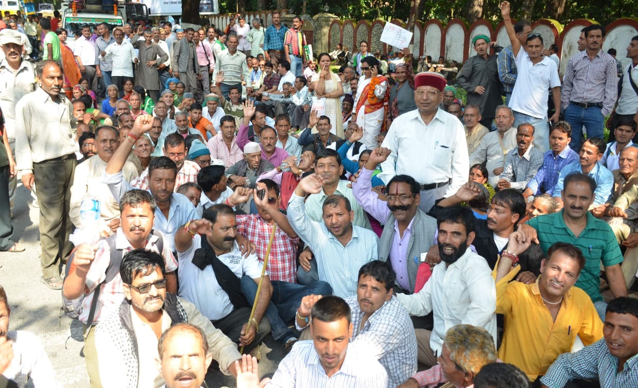 guerrilla march to CM house.